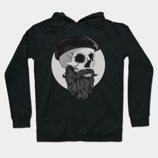 Bearded skull Hoodie